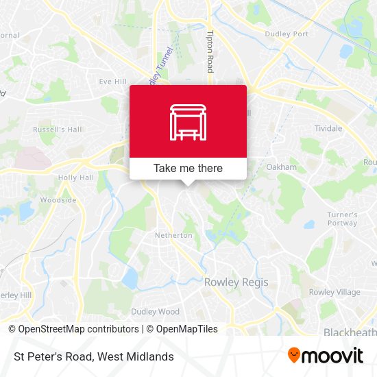 St Peter's Road map