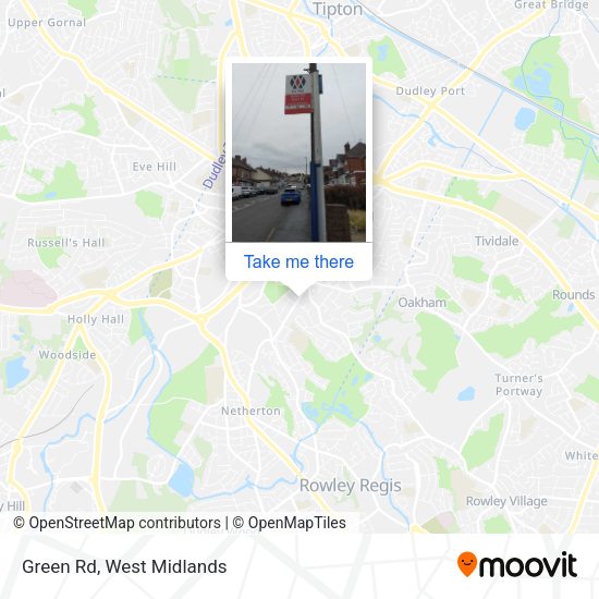 Green Rd map