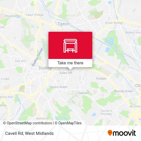 Cavell Rd map