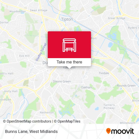 Bunns Lane map
