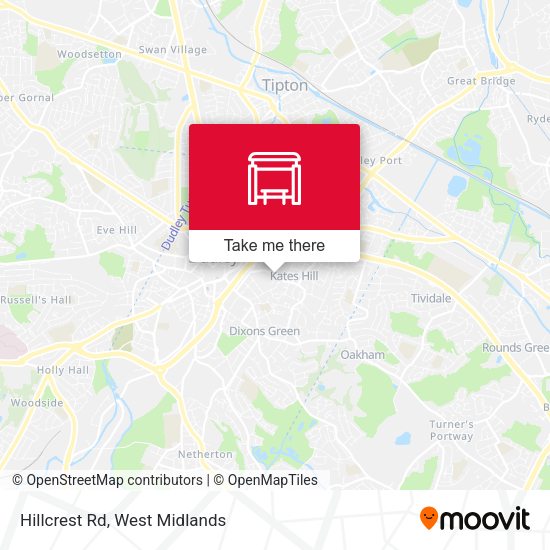 Hillcrest Rd map