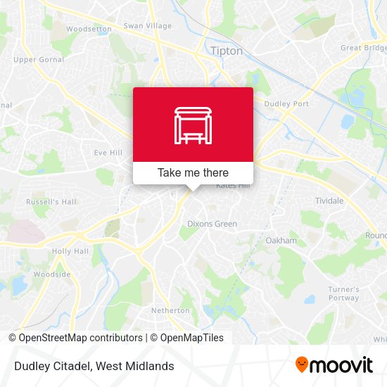 Dudley Citadel map
