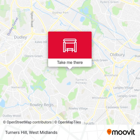 Turners Hill map