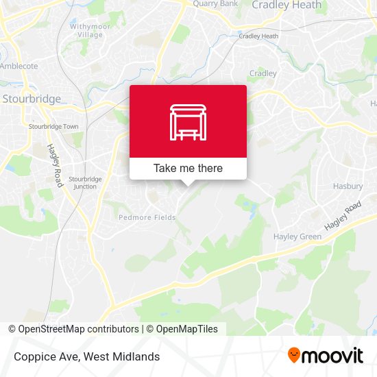 Coppice Ave map
