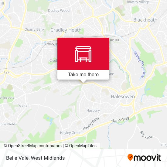 Belle Vale map