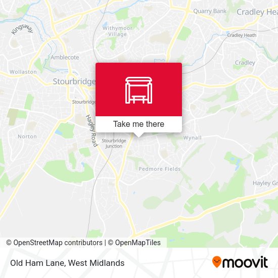 Old Ham Lane map