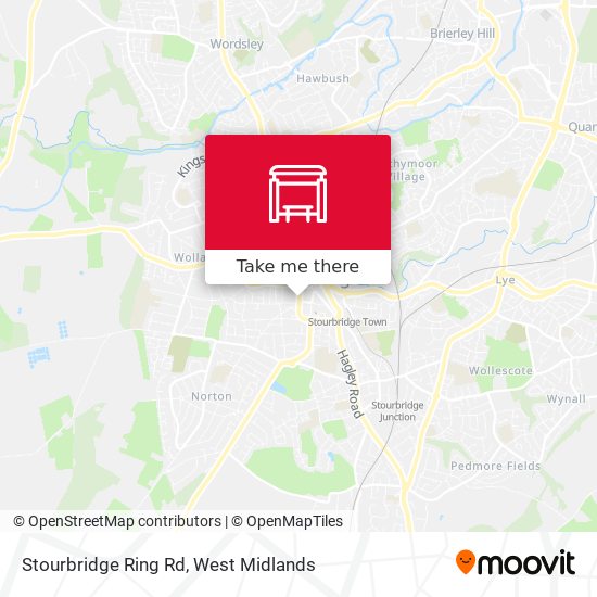 Stourbridge Ring Rd map