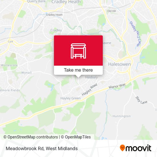 Meadowbrook Rd map