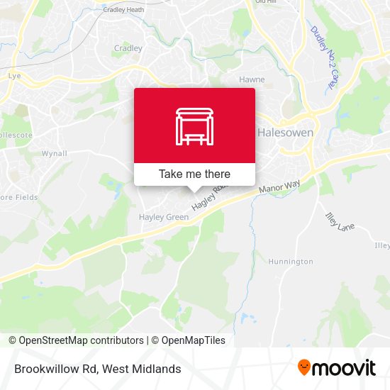 Brookwillow Rd map