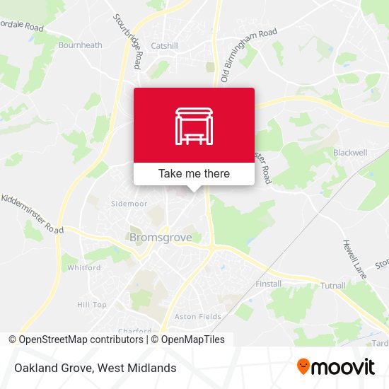 Oakland Grove map