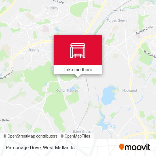 Parsonage Drive map