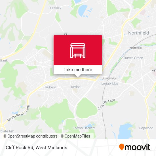 Cliff Rock Rd map