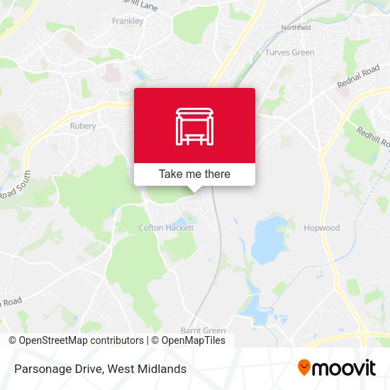 Parsonage Drive map