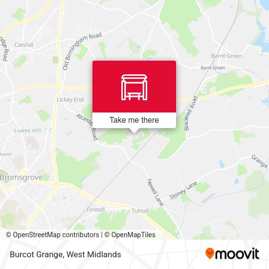 Burcot Grange map