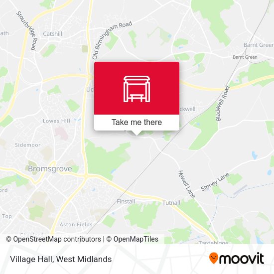 Village Hall map