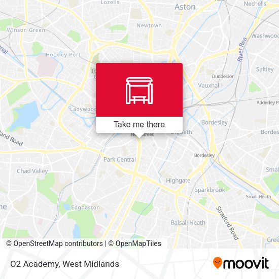 O2 Academy map