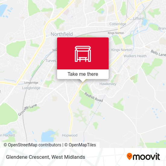 Glendene Crescent map