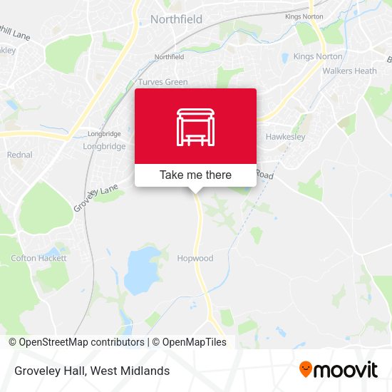 Groveley Hall map