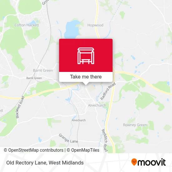 Old Rectory Lane map