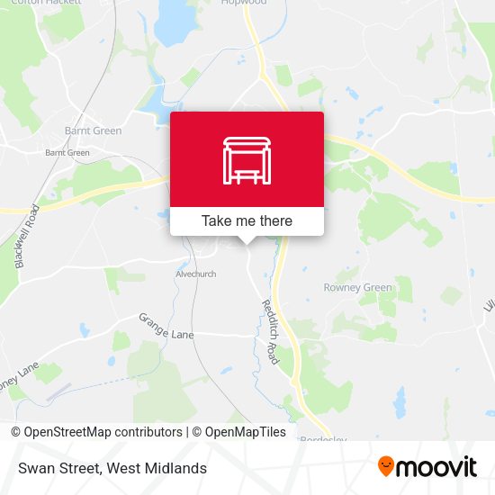 Swan Street map