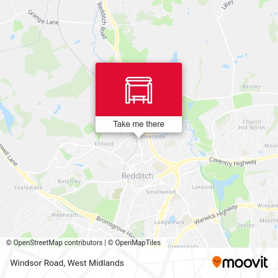 Windsor Road map