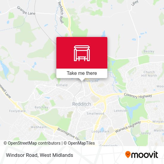 Windsor Road map