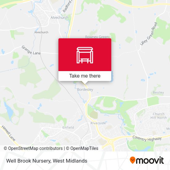 Well Brook Nursery map