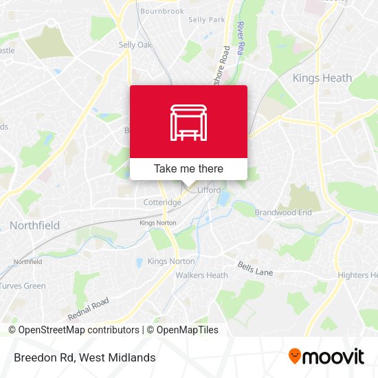 Breedon Rd map