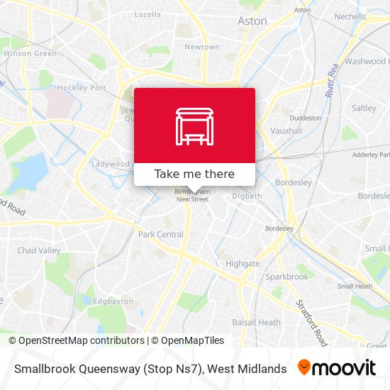 Smallbrook Queensway (Stop Ns7) map