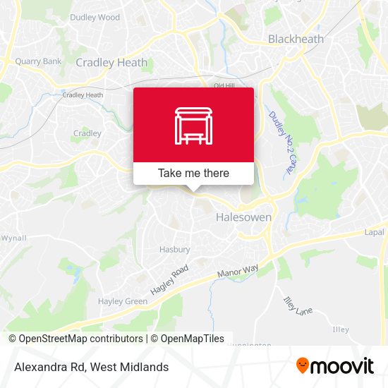 Alexandra Rd map