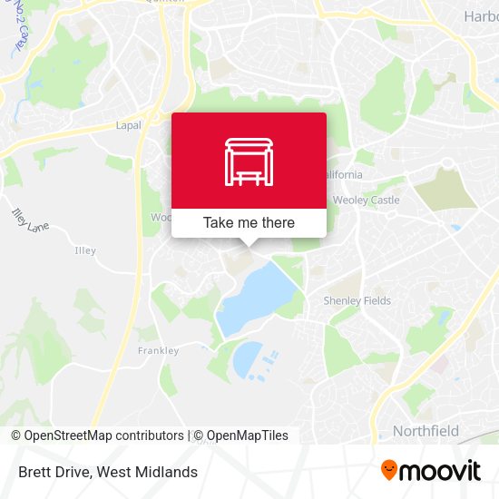 Brett Drive map