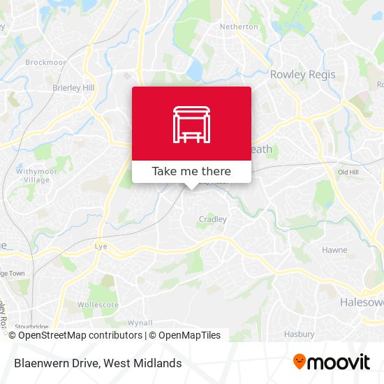 Blaenwern Drive map