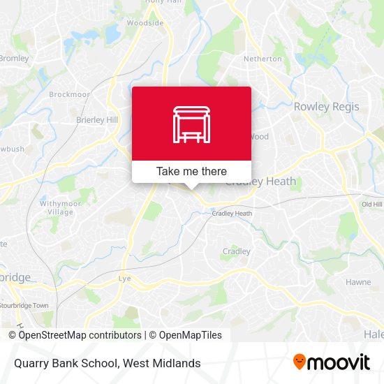 Quarry Bank School map