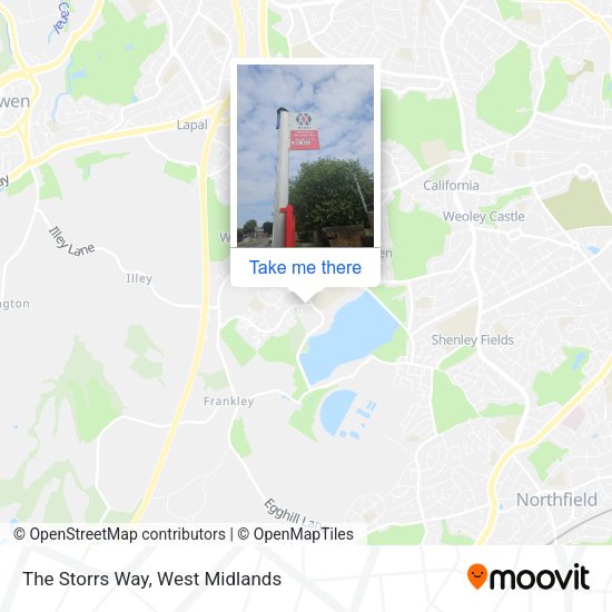 The Storrs Way map