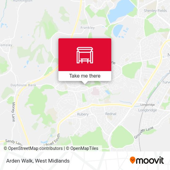 Arden Walk map