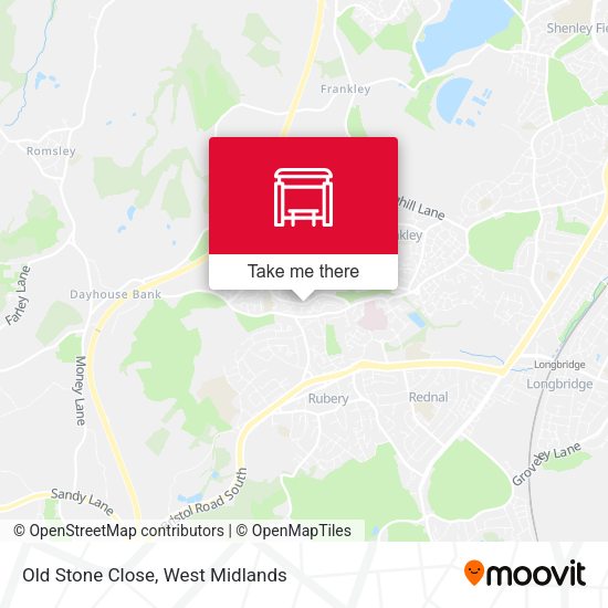 Old Stone Close map