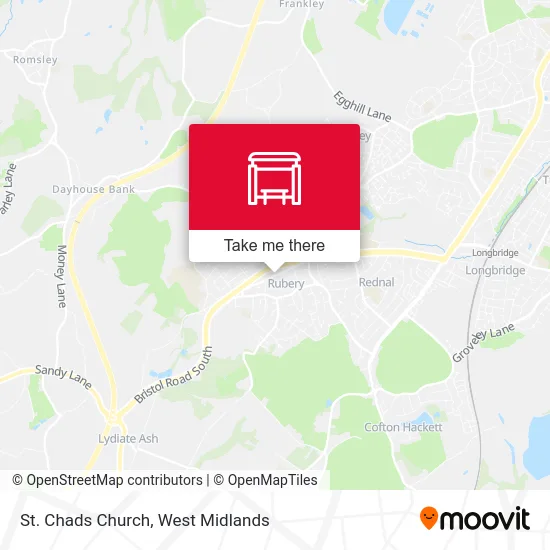 St. Chads Church map