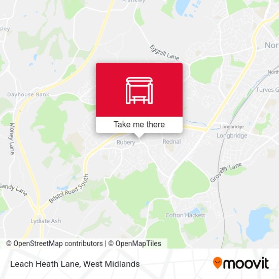 Leach Heath Lane map