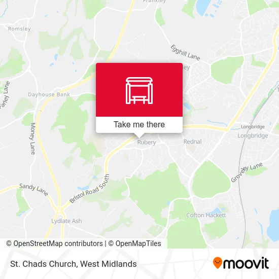 St. Chads Church map