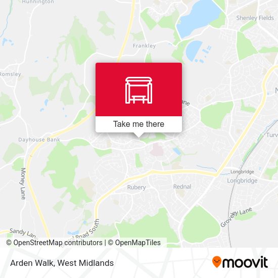 Arden Walk map