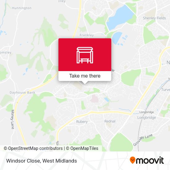 Windsor Close map