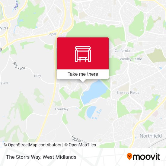The Storrs Way map
