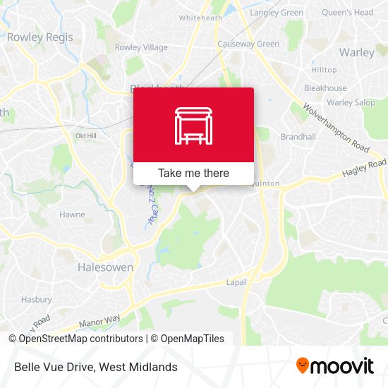 Belle Vue Drive map