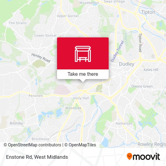 Enstone Rd map