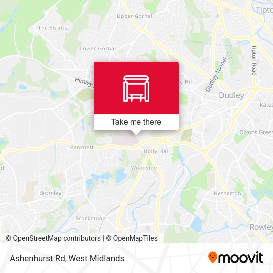 Ashenhurst Rd map