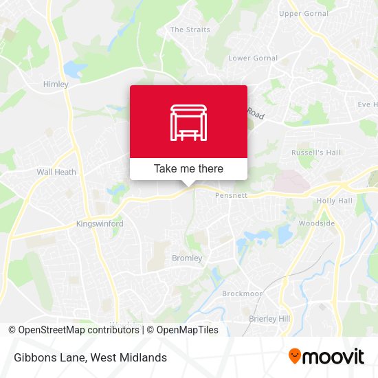 Gibbons Lane map