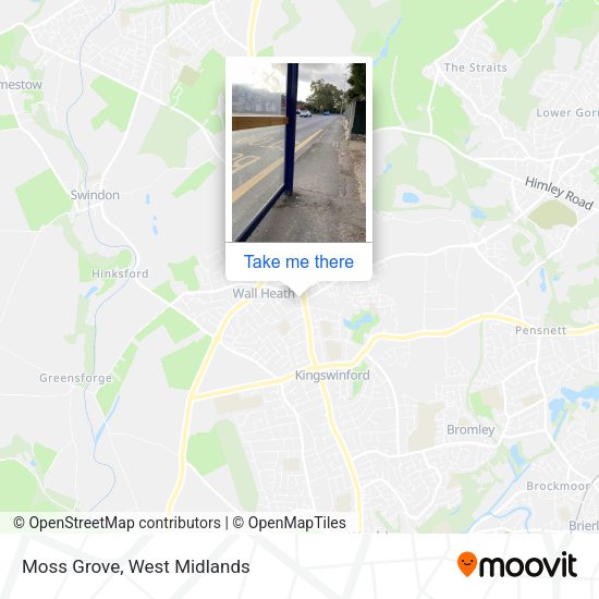 Moss Grove map