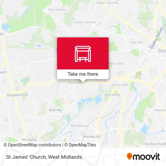 St James' Church map