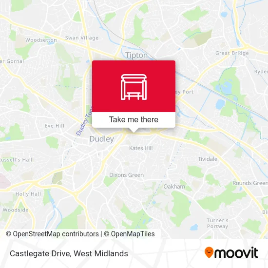 Castlegate Drive map