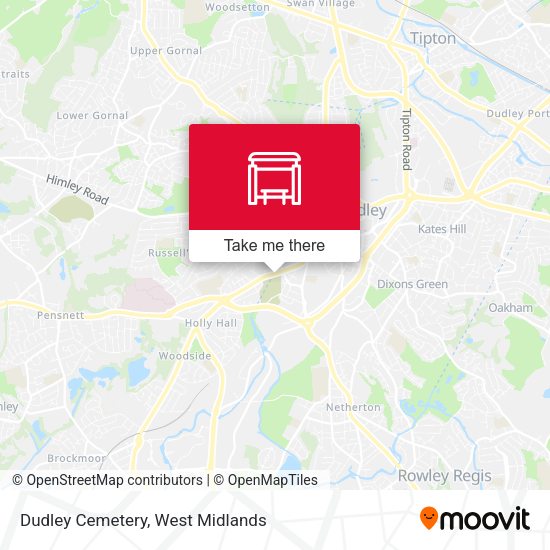 Dudley Cemetery map